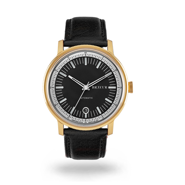 BW003 Gold PVD - Black dial